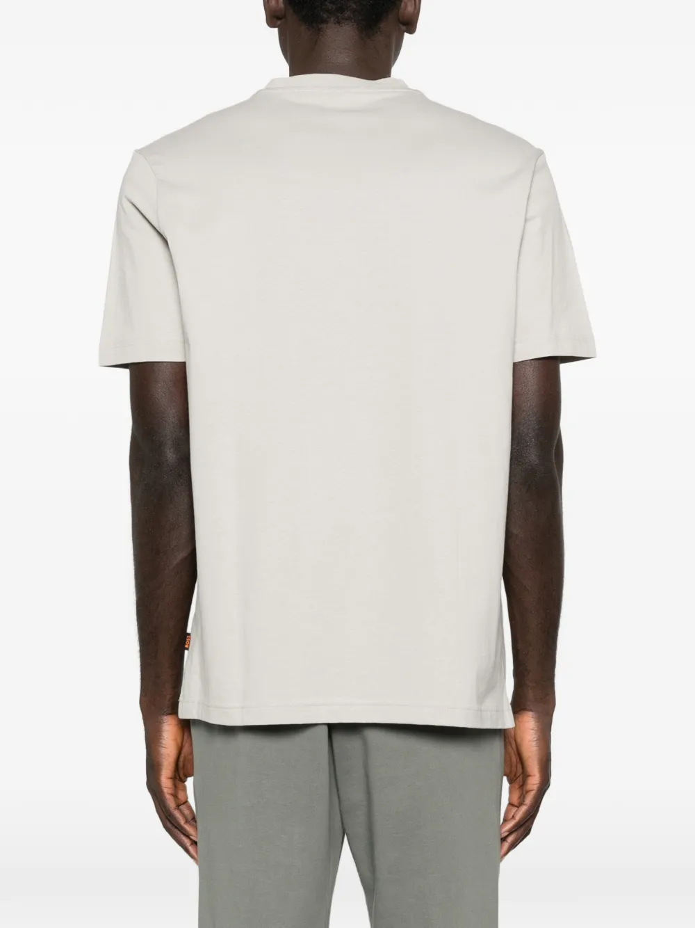 BOSS T-shirt met grafische print Beige