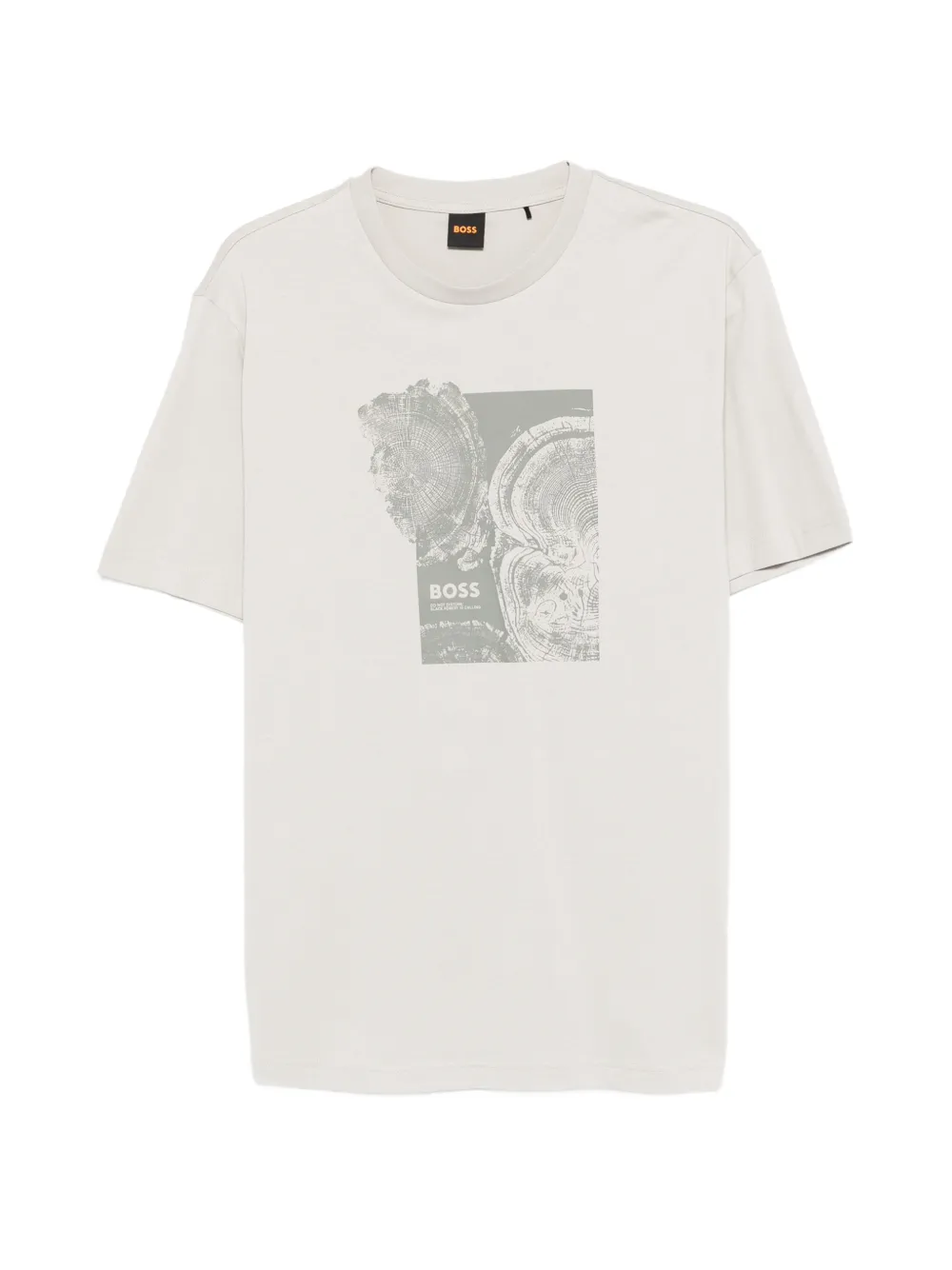 BOSS graphic-print T-shirt - Toni neutri