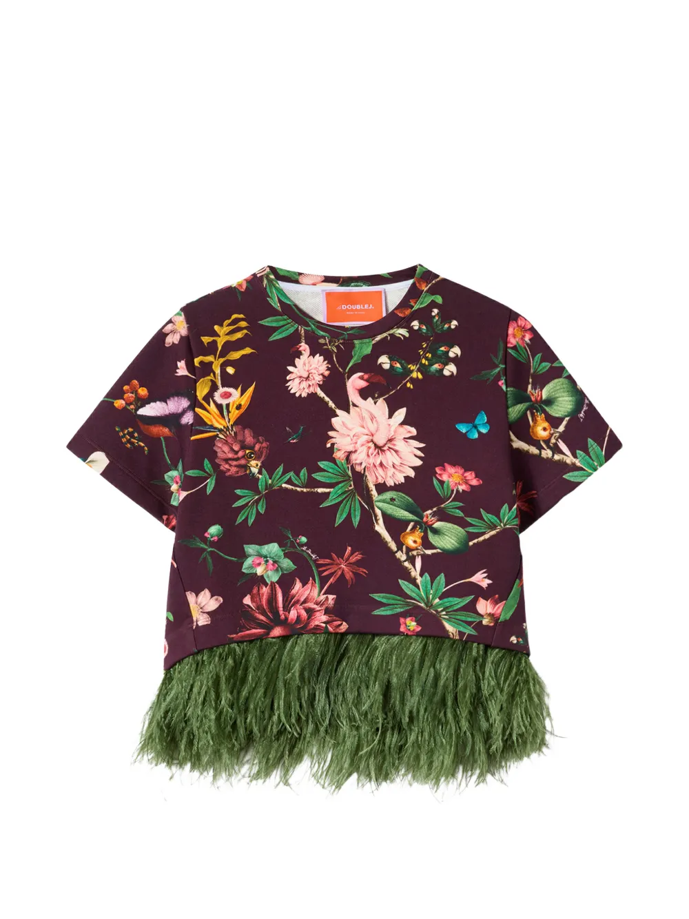 La DoubleJ La Scala floral T-shirt - Viola