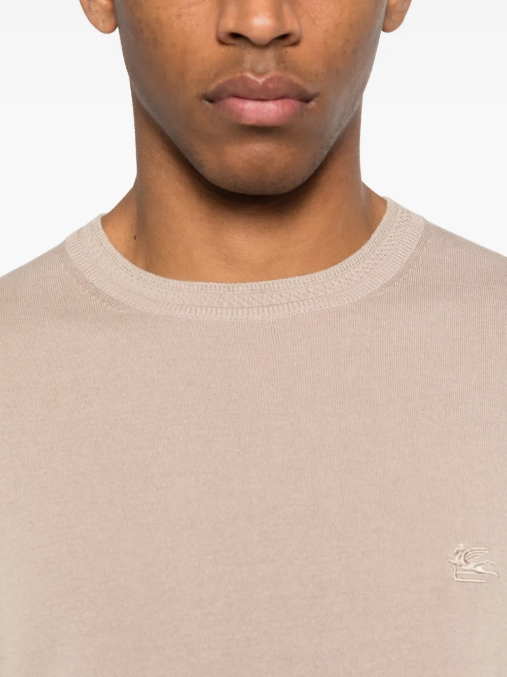 ETRO Trui met ronde hals Beige