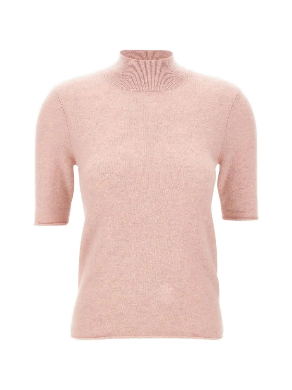 Not Shy Madeleine Short-sleeve Sweater In Pink
