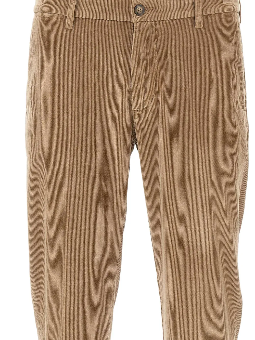Re-Hash Mucha-C broek met ribfluwelen textuur Bruin