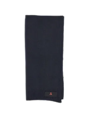 Givenchy logo-embroidered fine-knit Scarf | Blue | FARFETCH