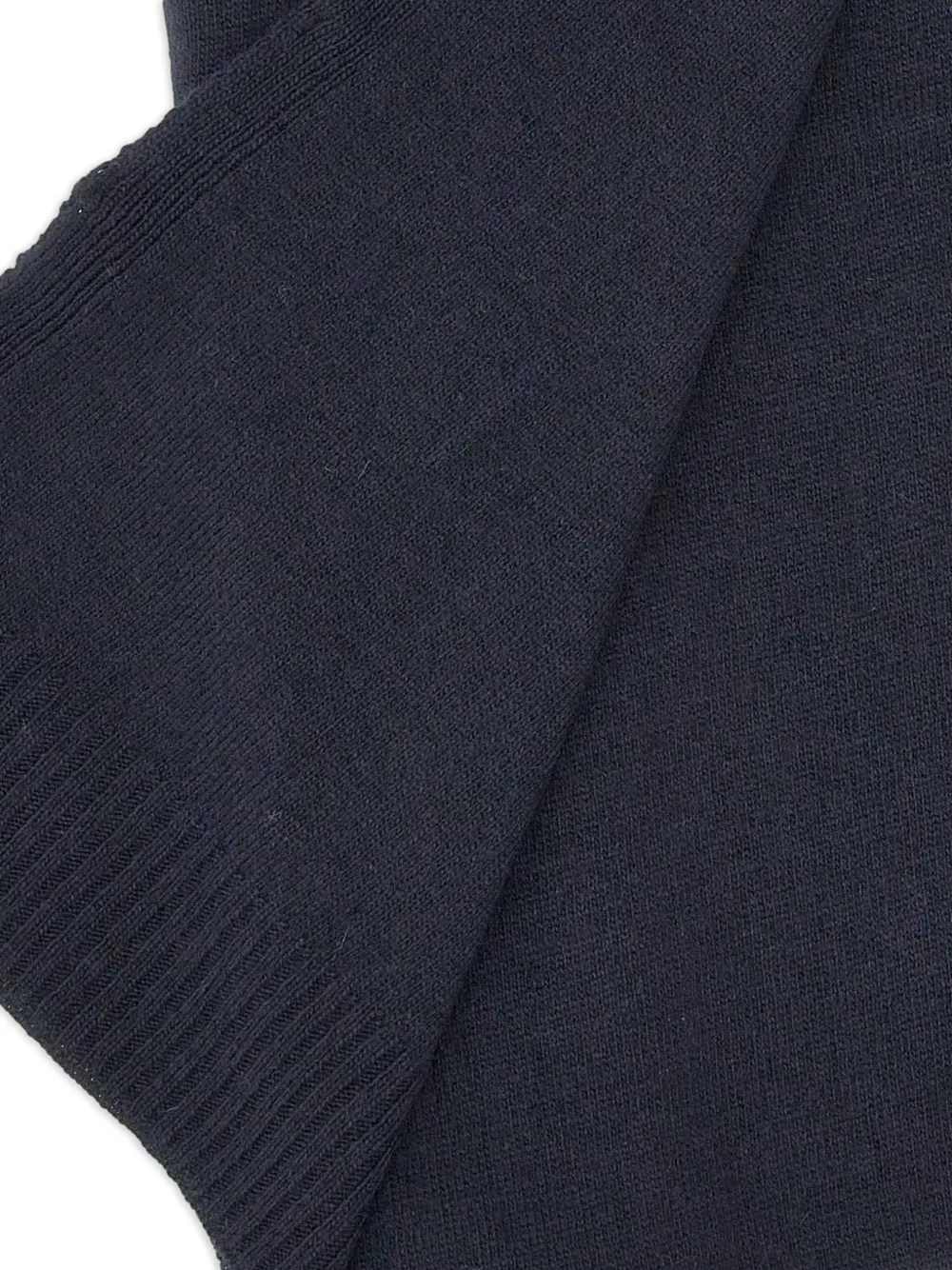 Peuterey Adasic geribbelde sjaal met logopatch Blauw