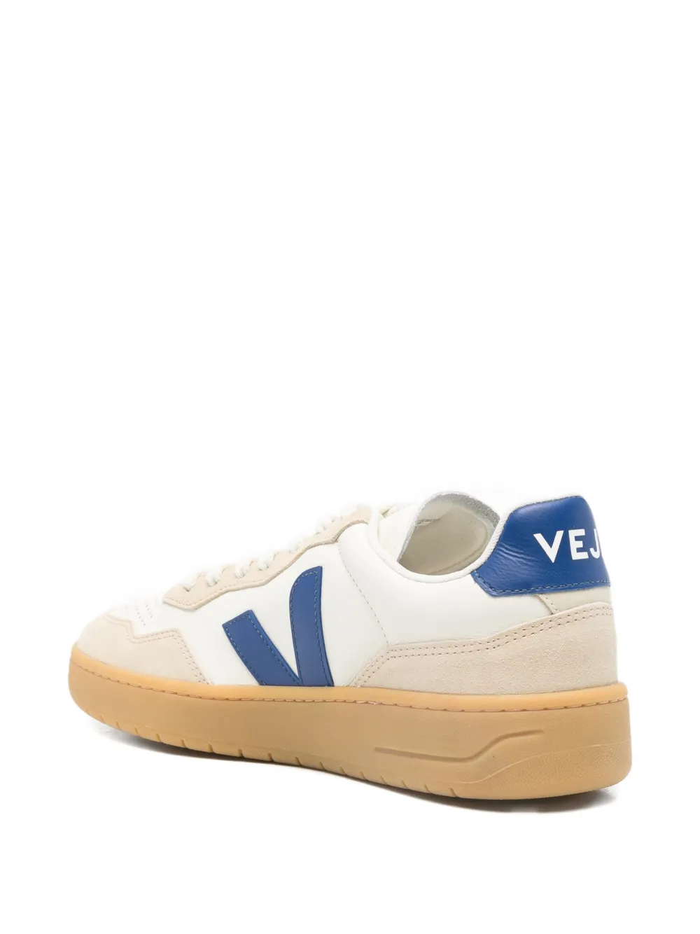 VEJA V90 O.T. leren sneakers met vlakken Beige