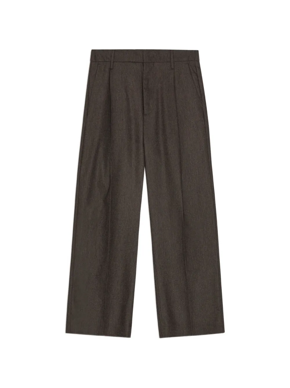 NN07 Kay pleated trousers - Marrone