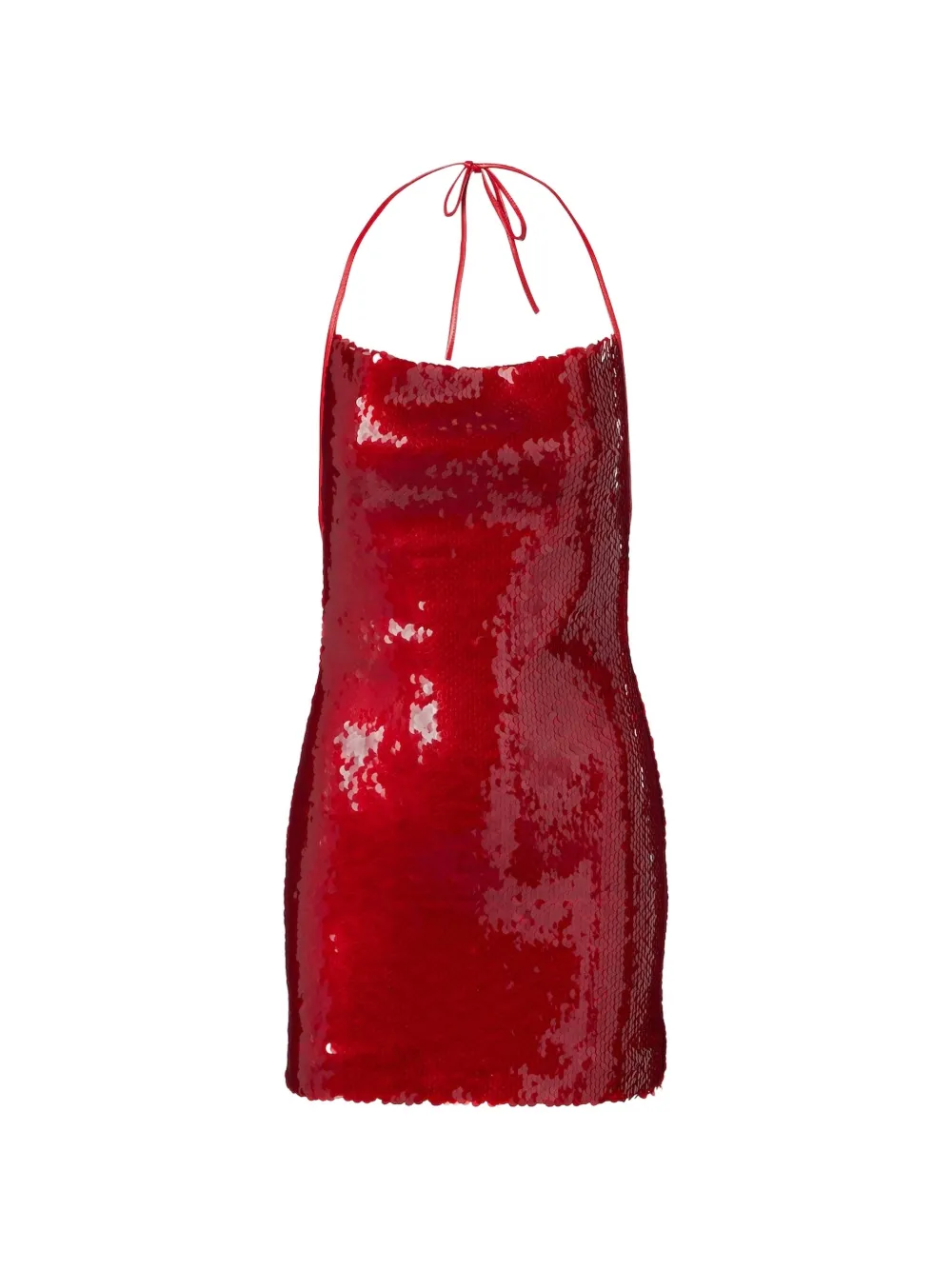 David Koma Abito con paillettes - Rosso