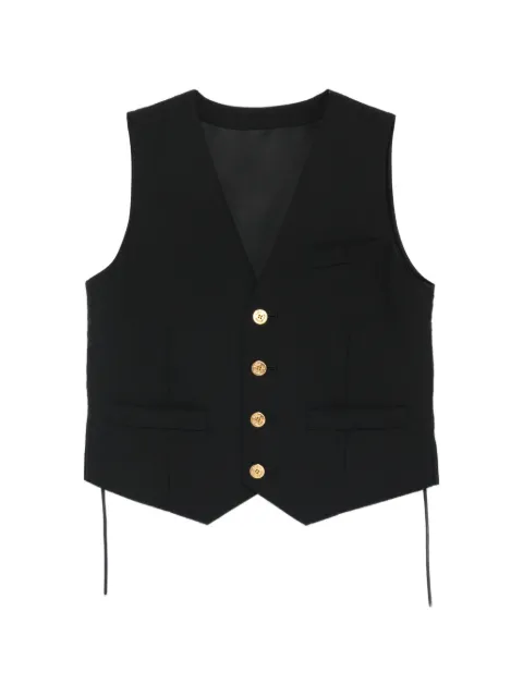 sacai chaleco con botones