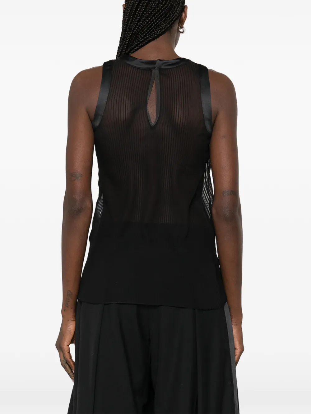 sacai Mouwloze top Grijs