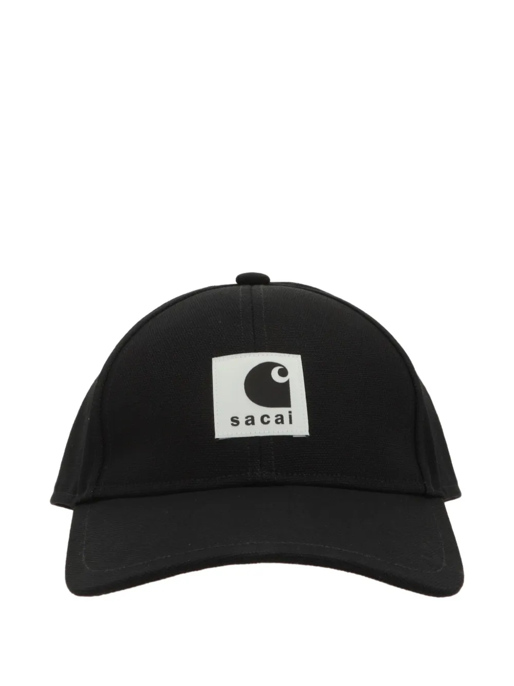 Carhartt WIP x Sacai logo-patch baseball cap - Nero
