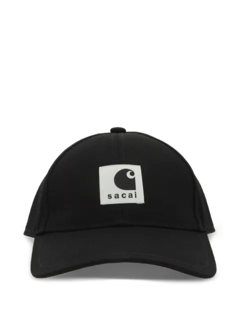 Carhartt WIP gorra de béisbol con parche del logo en colaboración con Sacai