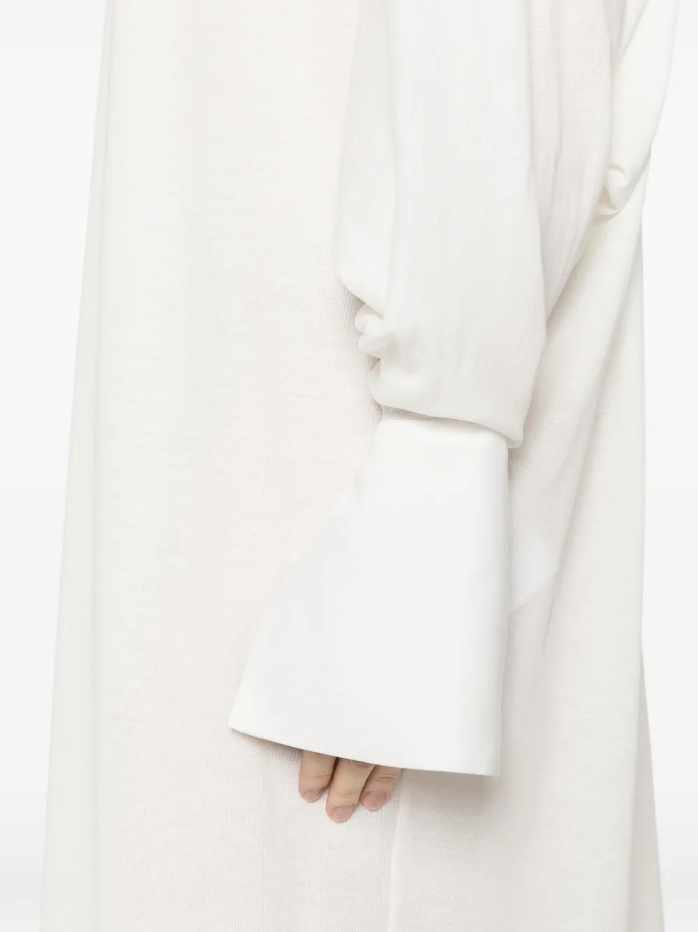 DARKPARK Frida jersey maxi-jurk Beige