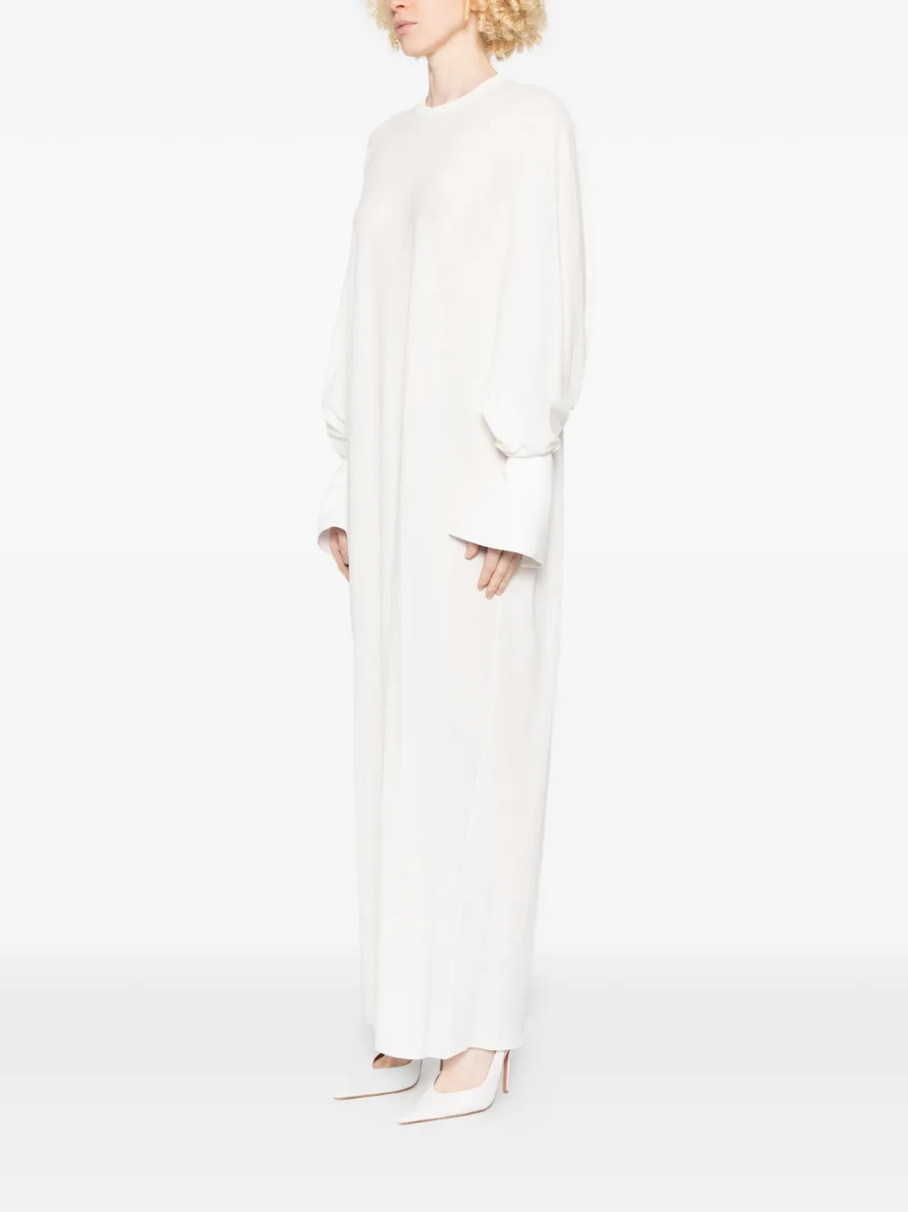 DARKPARK Frida jersey maxi-jurk Beige
