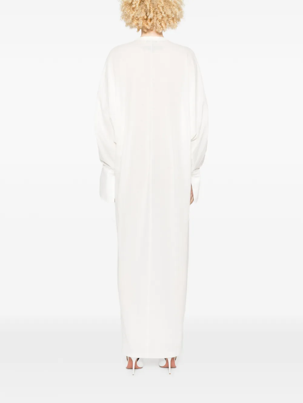 DARKPARK Frida jersey maxi-jurk Beige