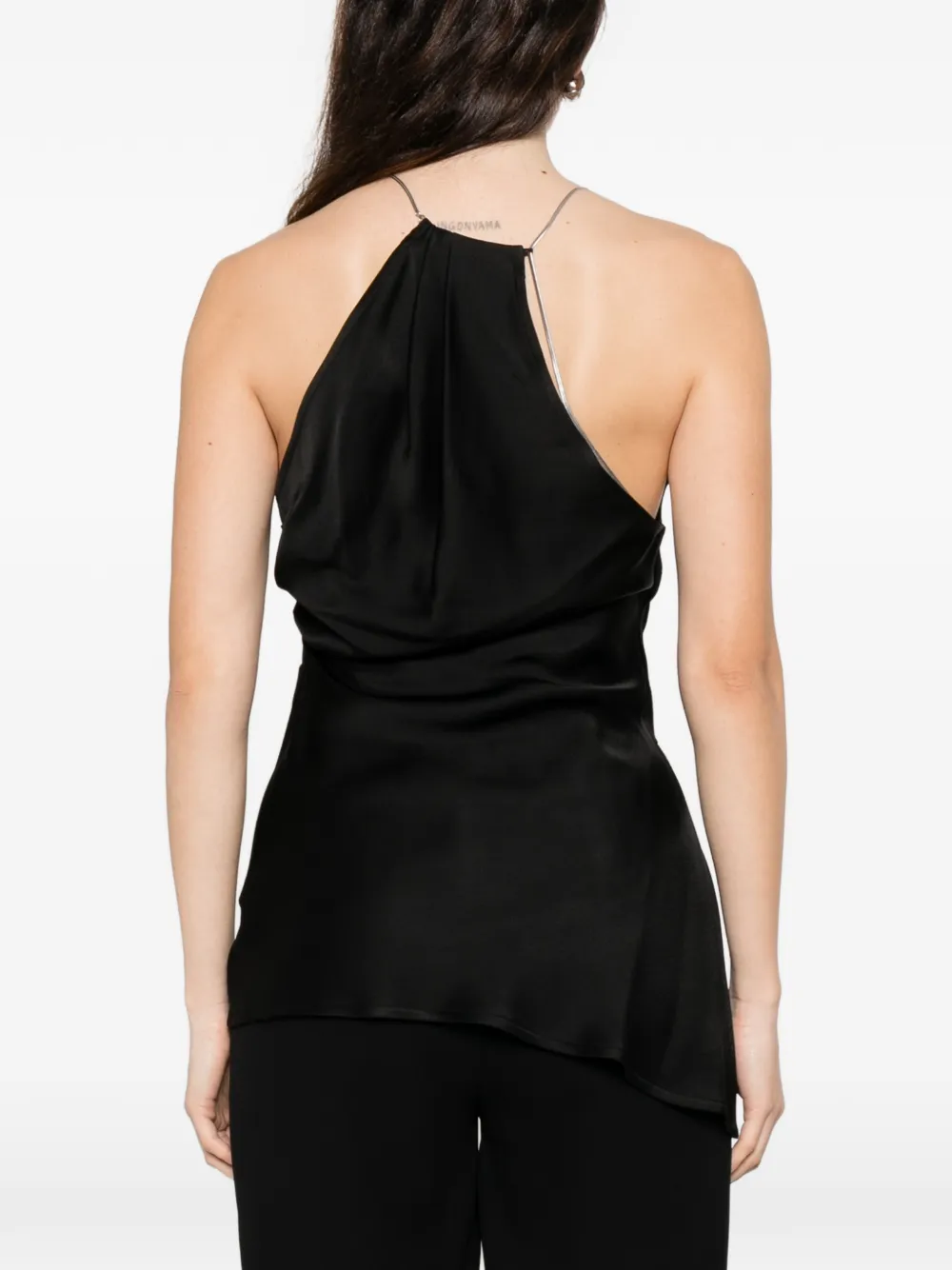Victoria Beckham Top met halternek Zwart