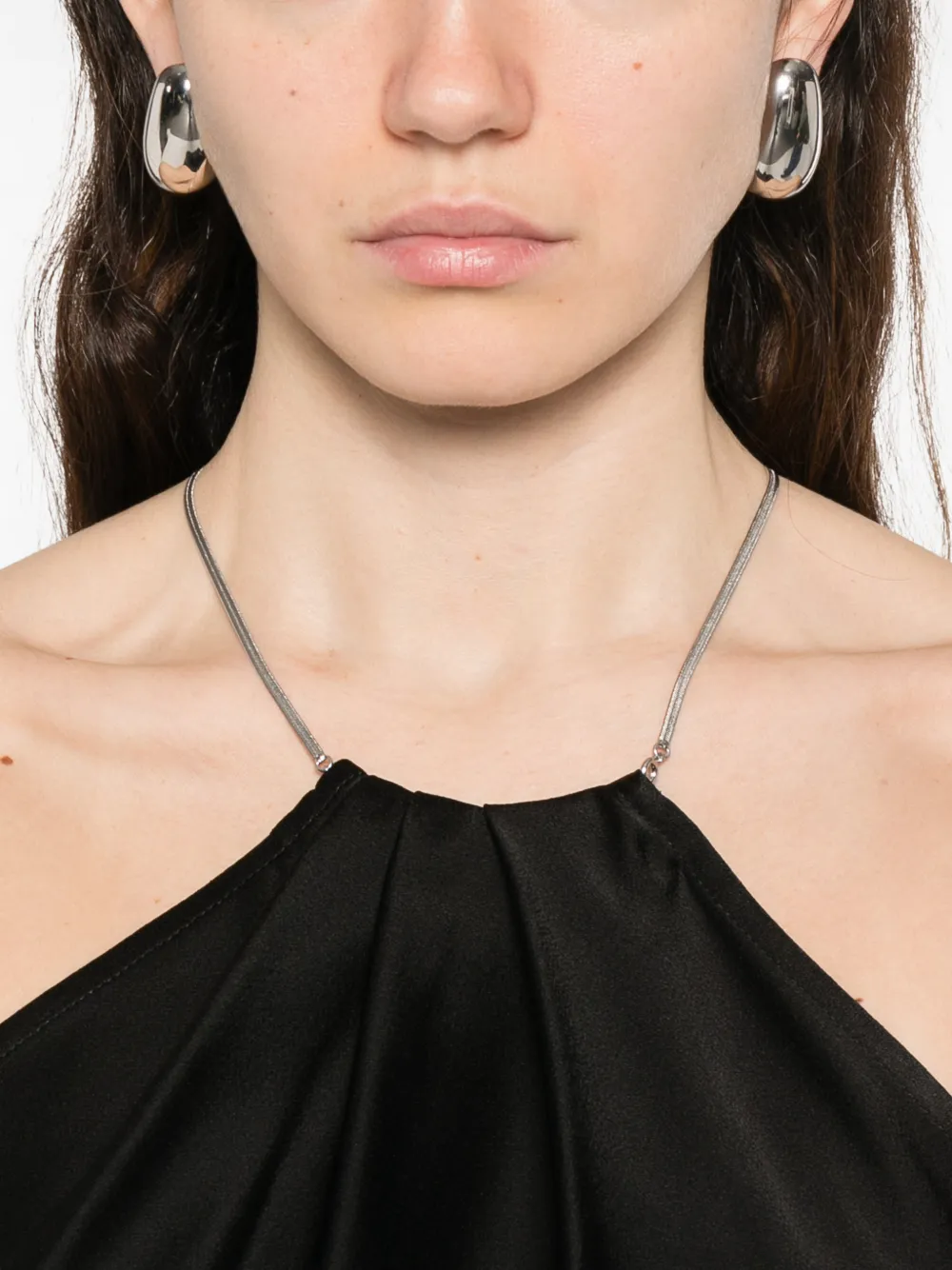 Victoria Beckham Top met halternek Zwart