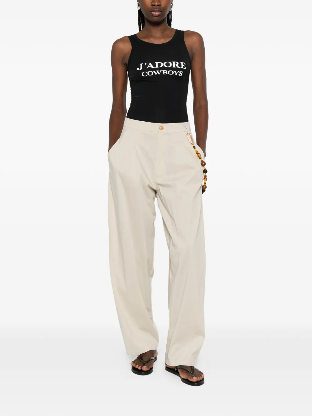  Darkpark Beaded Trousers - Neutrals 