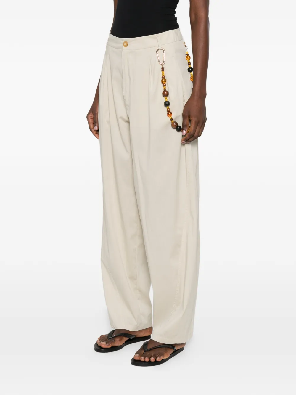  Darkpark Beaded Trousers - Neutrals 