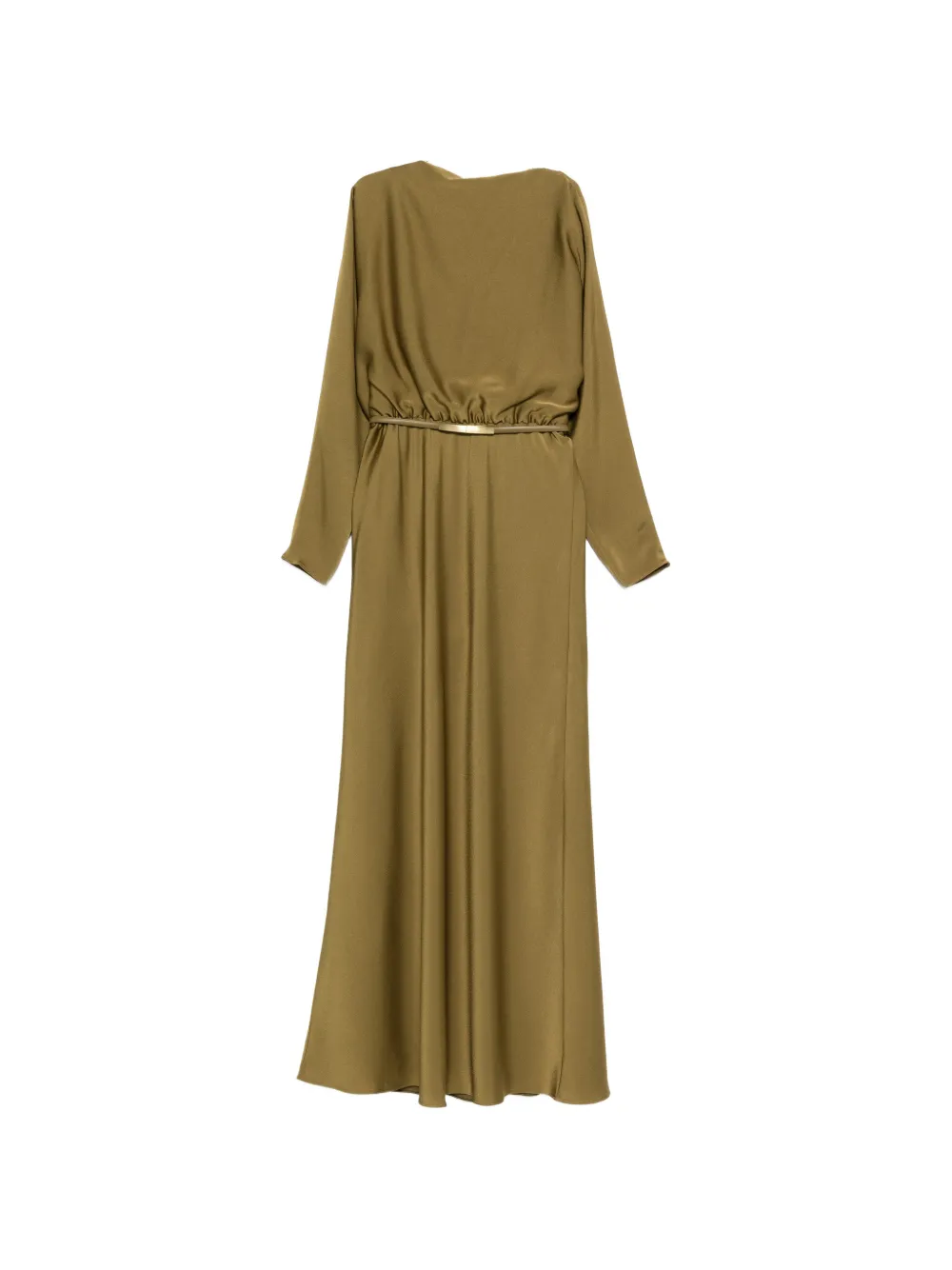 Max Mara Pentola long-sleeve maxi dress - Verde