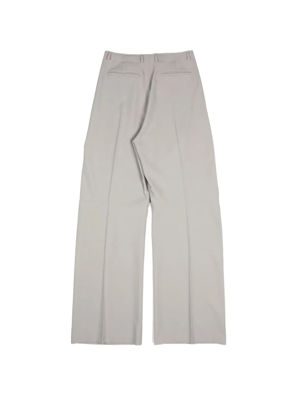 MM6 Maison Margiela Plooibroek met wijde pijpen Beige