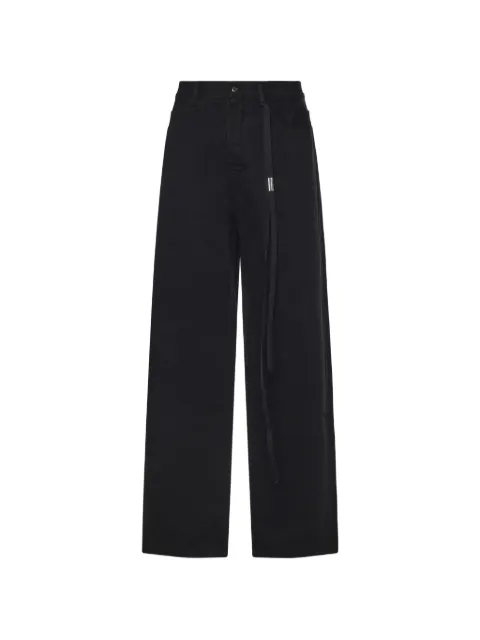 Ann Demeulemeester pantalones con detalle de moño