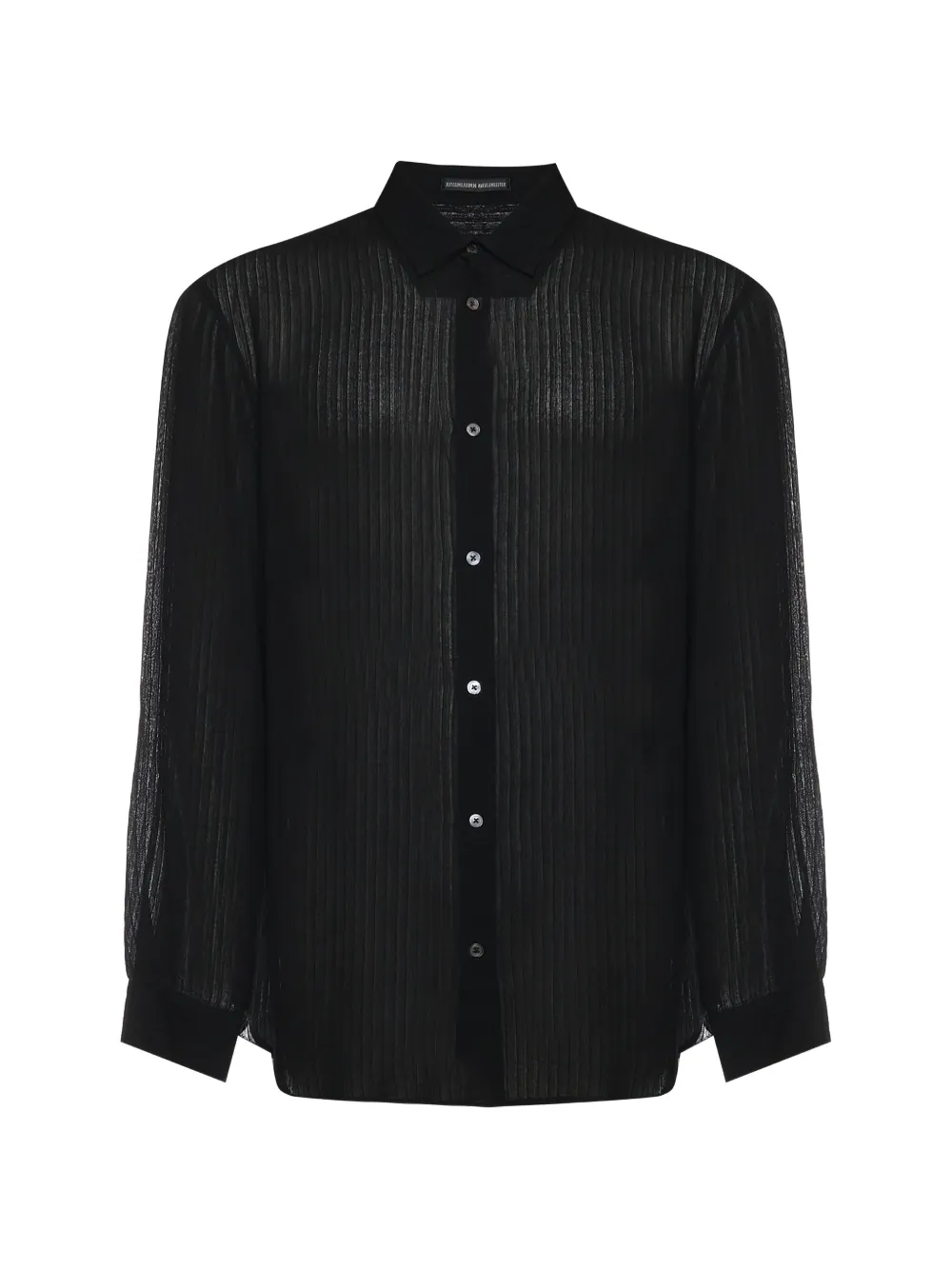 Ann Demeulemeester textured shirt - Nero