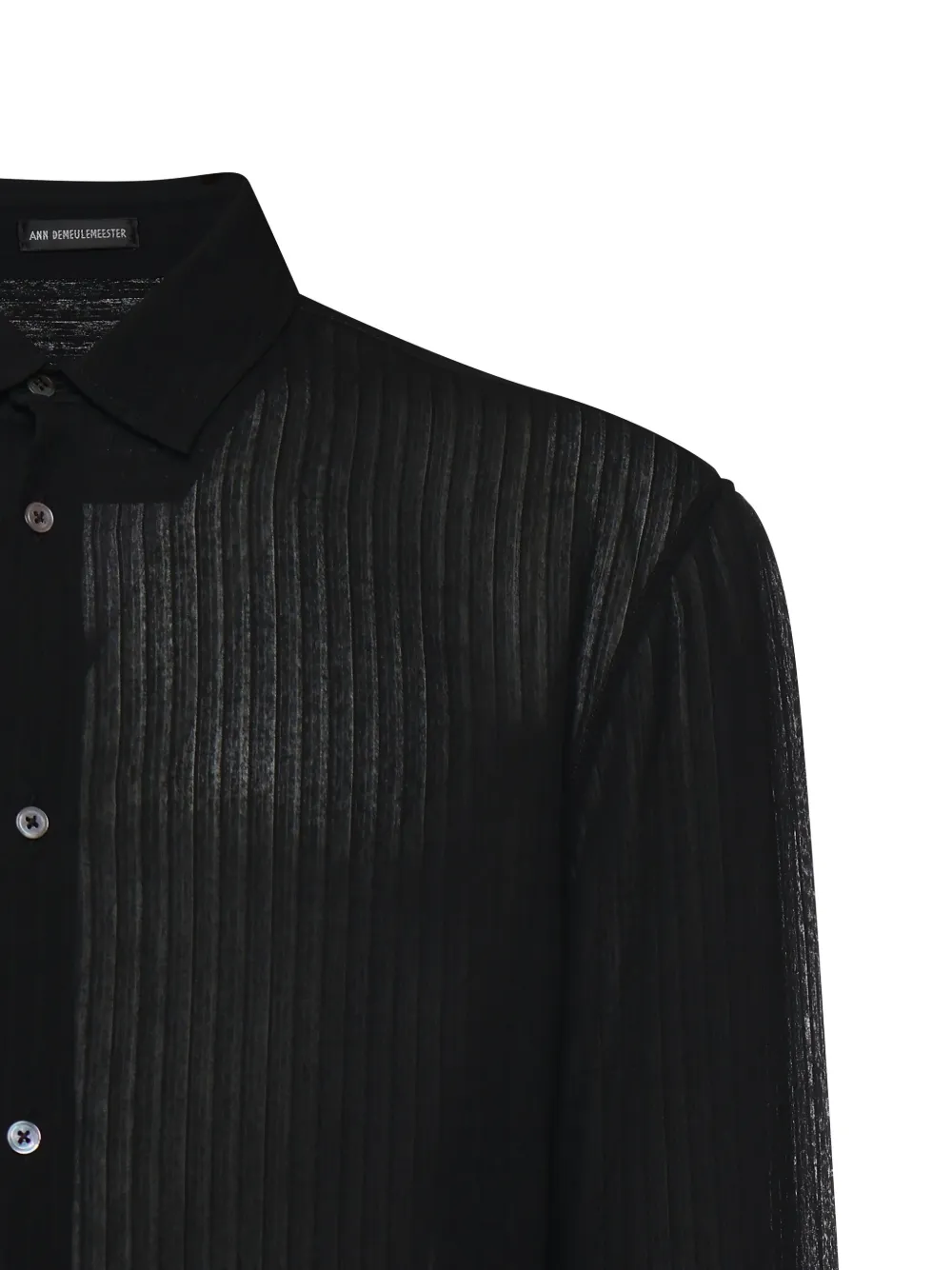  Ann Demeulemeester Textured Shirt - Black 