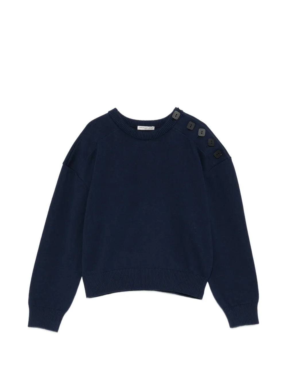 Veronique Leroy button-detail sweater - Blu
