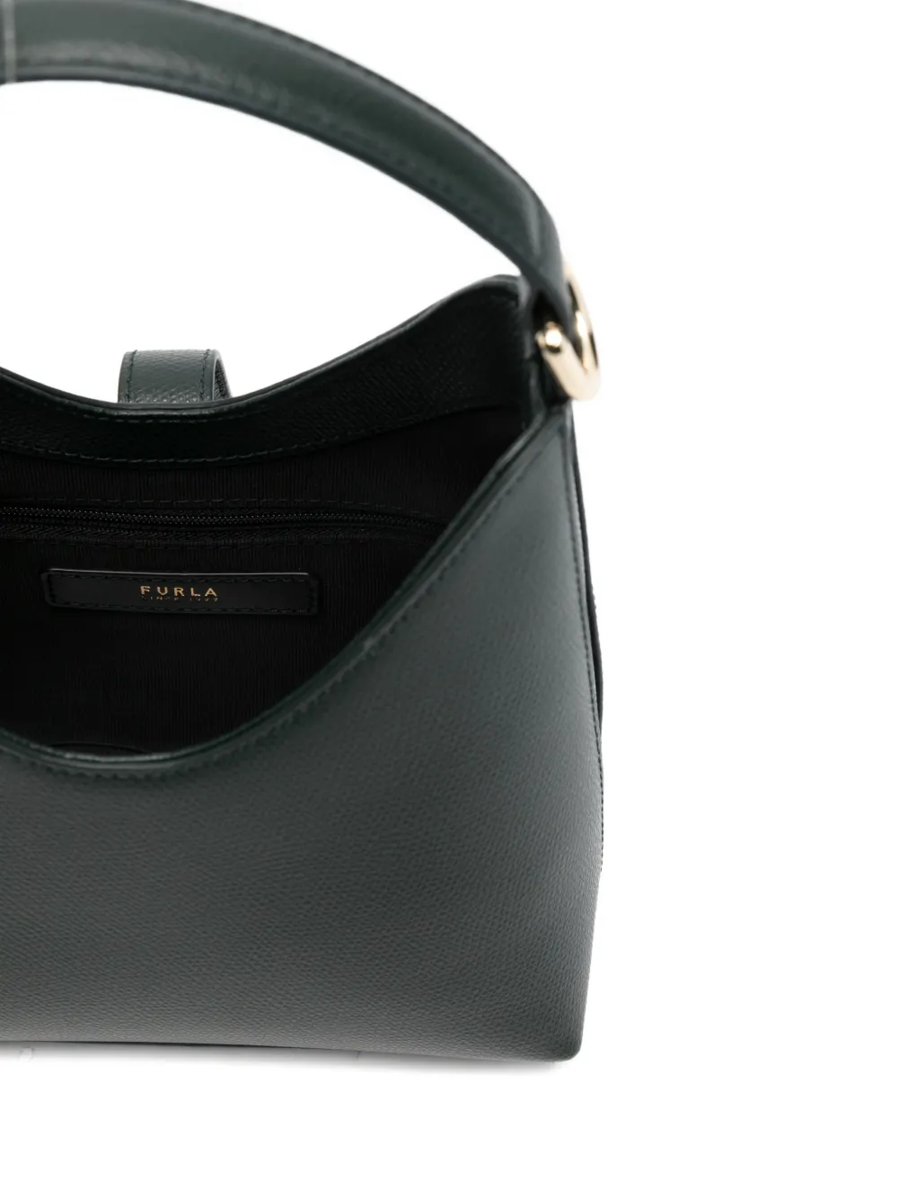 Furla Iride crossbodytas met handgreep Groen