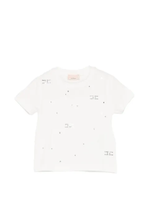 Elisabetta Franchi La Mia Bambina embellished T-shirt