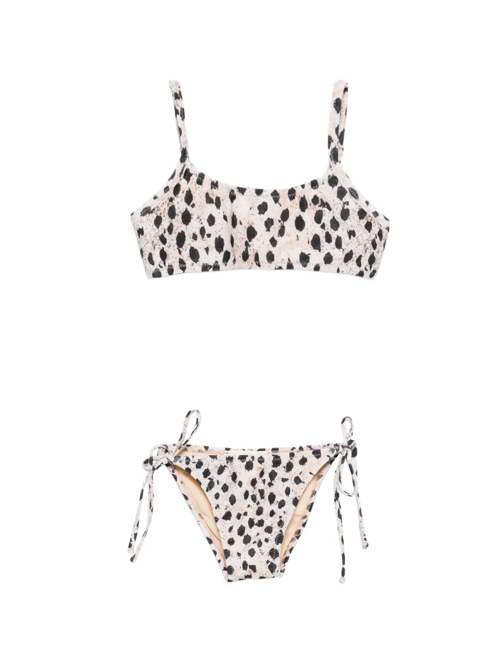 Elisabetta Franchi La Mia Bambina Bikini con nodo - Toni neutri