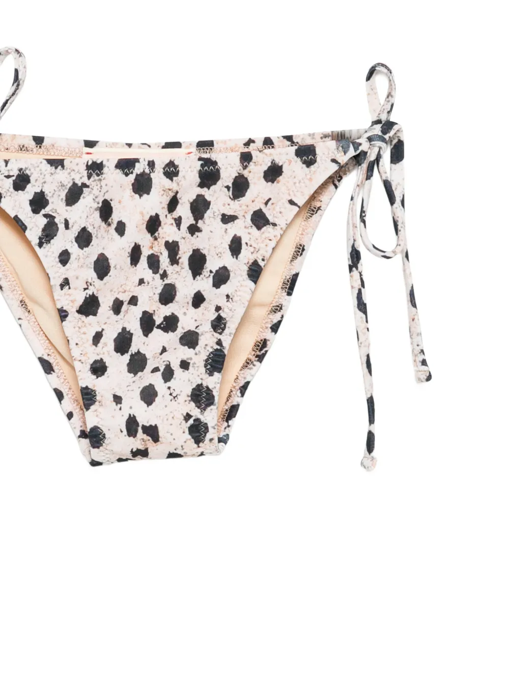 Elisabetta Franchi La Mia Bambina Bikini met gestrikt detail Beige