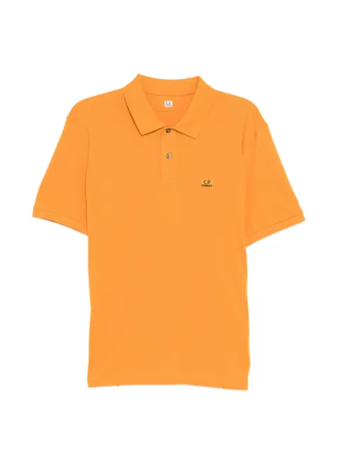 C.P. Company logo-embroidered polo shirt