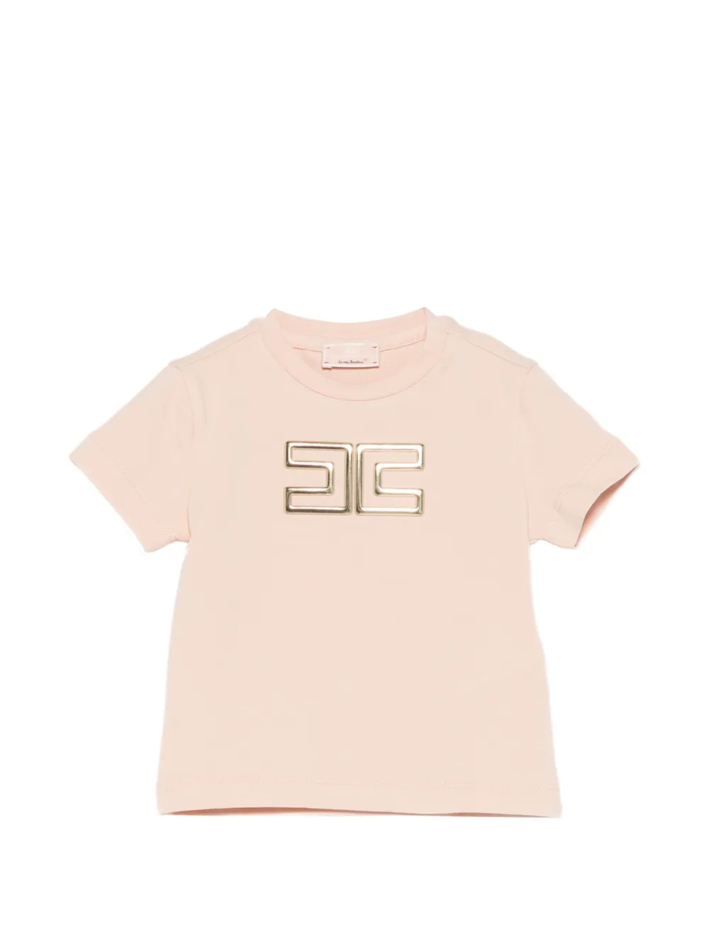 Elisabetta Franchi La Mia Bambina logo T-shirt - Rosa