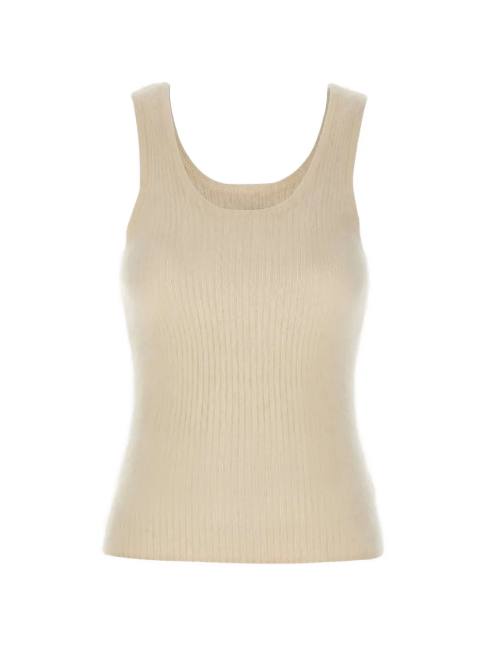 Not Shy Mae ribbed top - Toni neutri