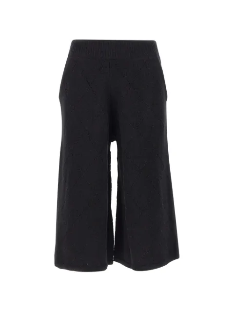 Not Shy Milo diamond-design trousers