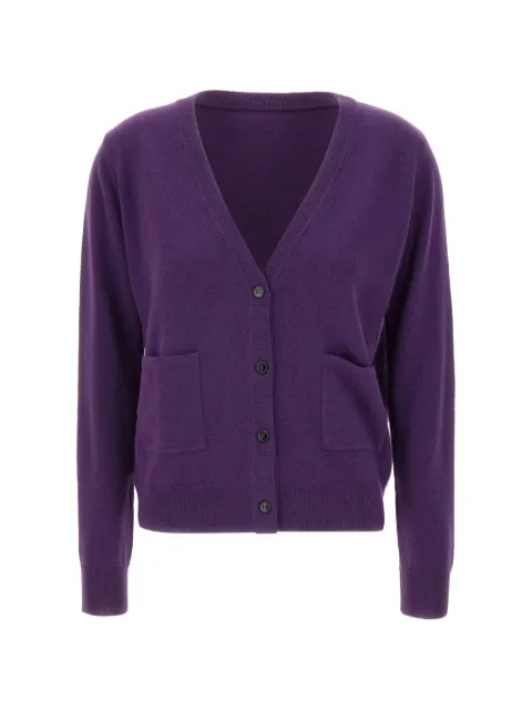 Not Shy Ava patch-pocket V-neck cardigan