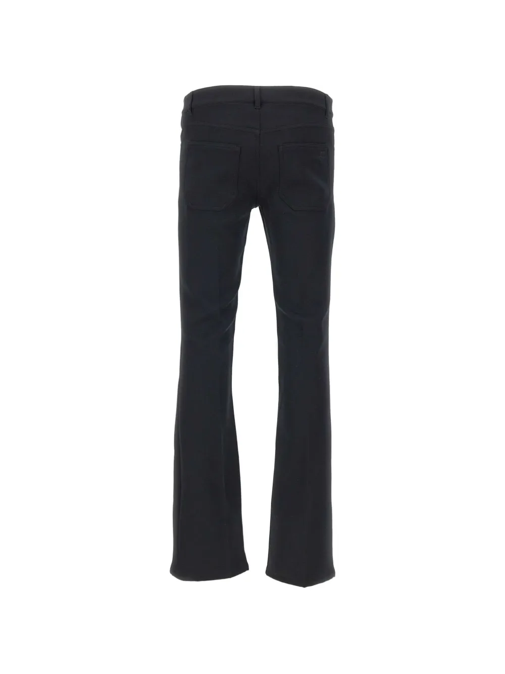  Courrèges Embroidered Bootcut Trousers - Black 
