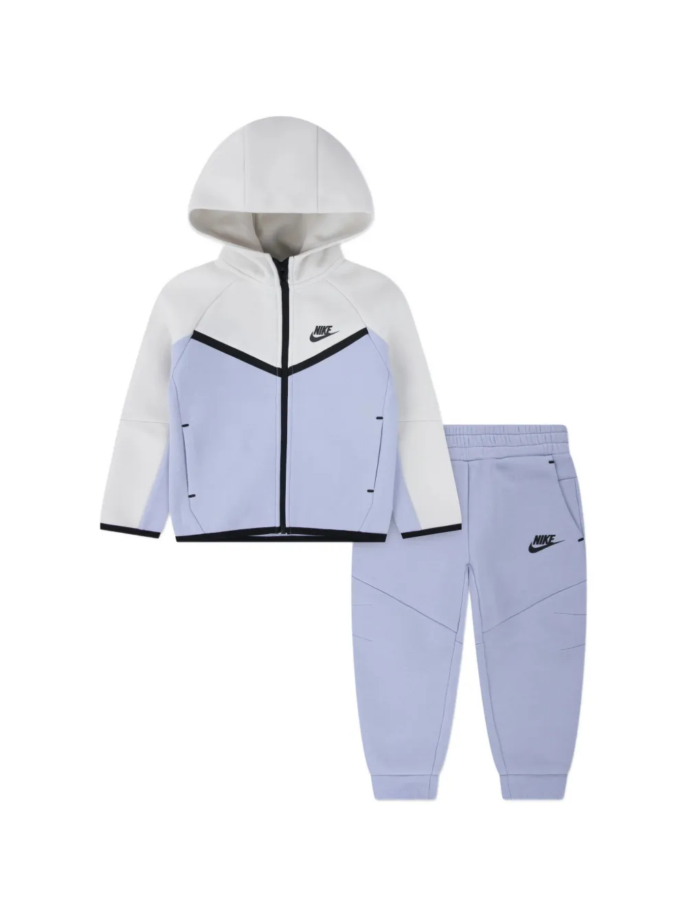 Nike Kids hooded tracksuit set (set of two) - Viola