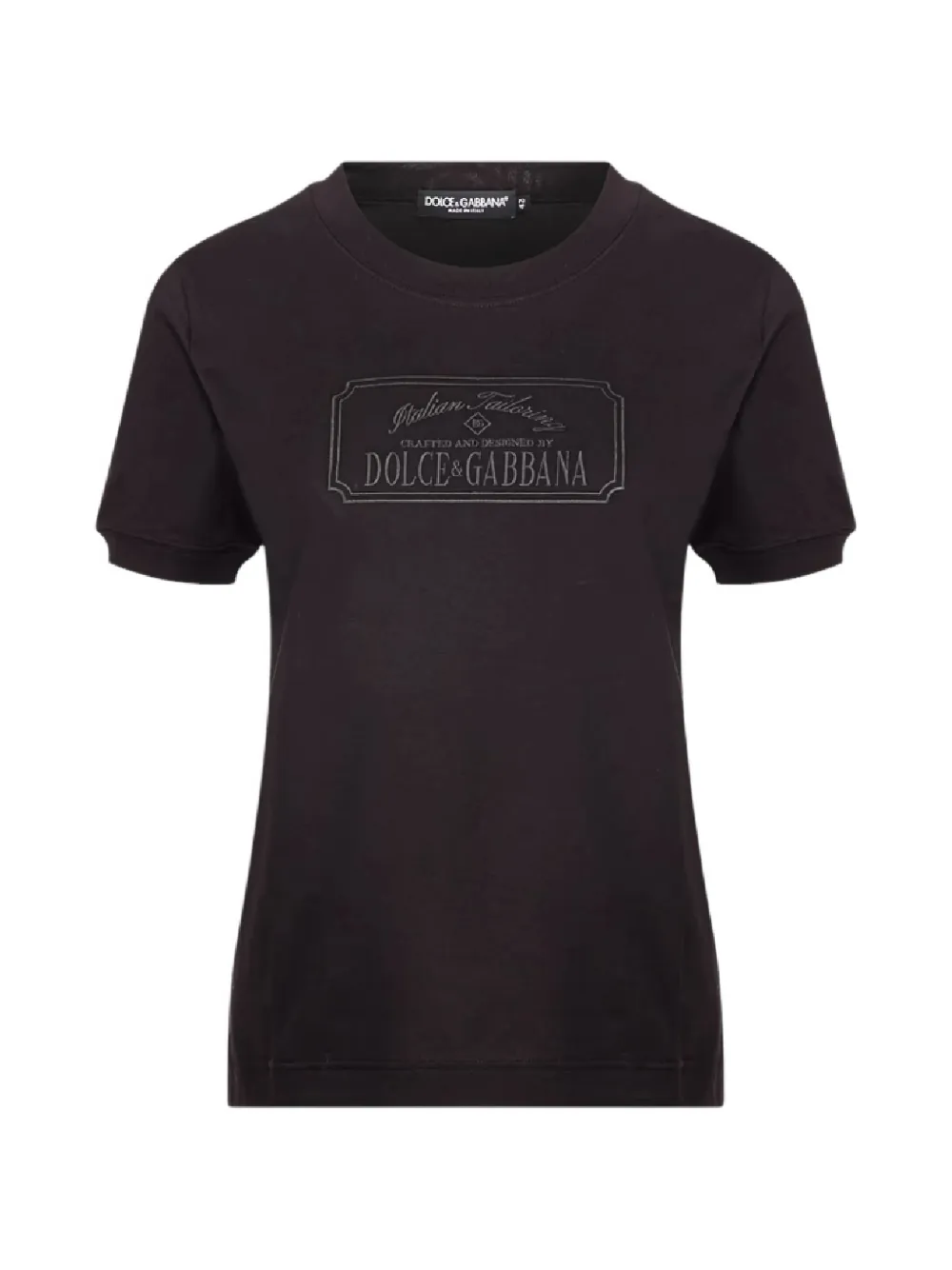 Dolce & Gabbana logo-embroidery T-shirt - Nero