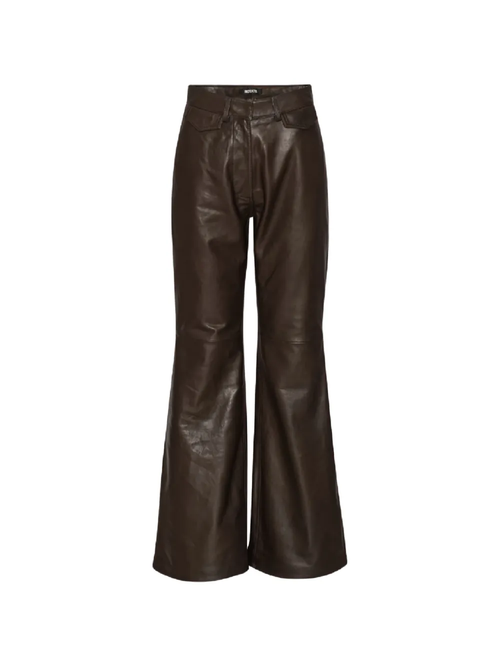 ROTATE BIRGER CHRISTENSEN Pantaloni in pelle - Marrone
