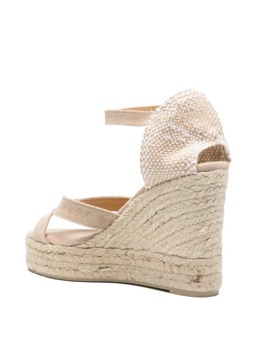 Castañer Bruna espadrilles met sleehak Beige