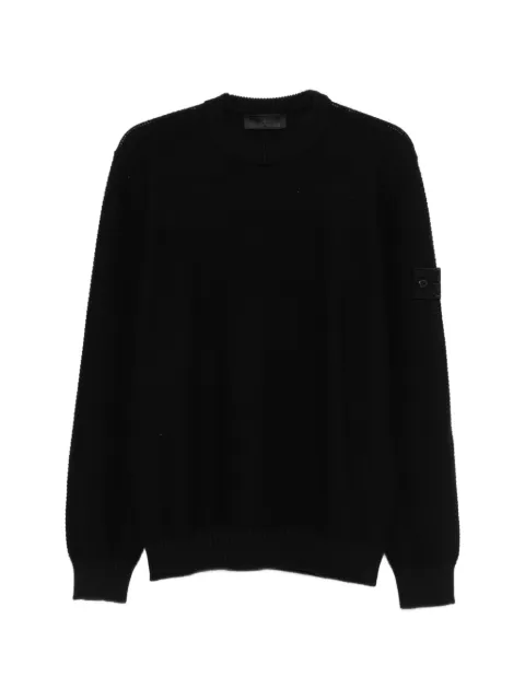 Stone Island logo-patch sweater