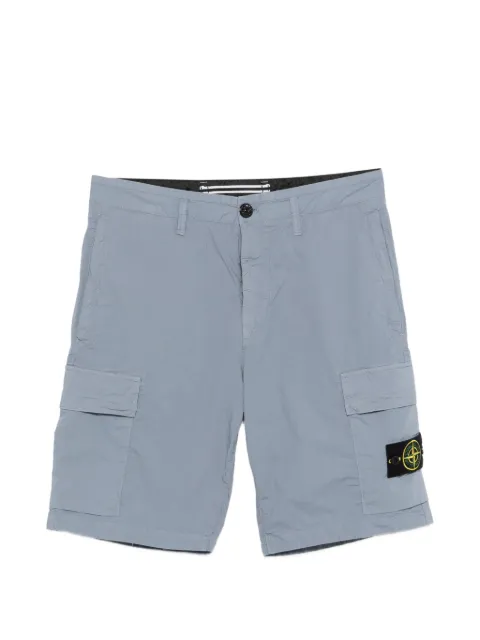 Stone Island logo-patch cargo shorts