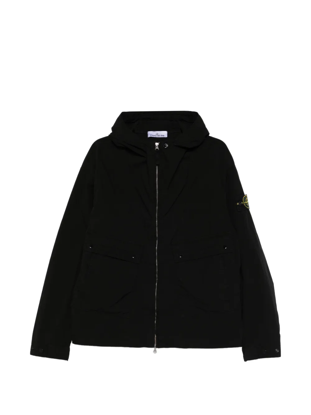 Stone Island hooded multi-pocket jacket - Nero