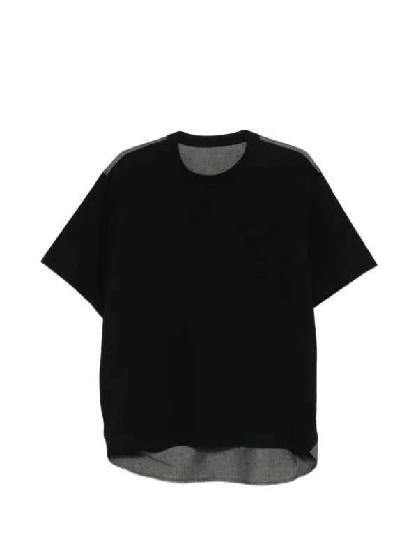 Sacai チェストポケット Tシャツ | ブラック | FARFETCH JP