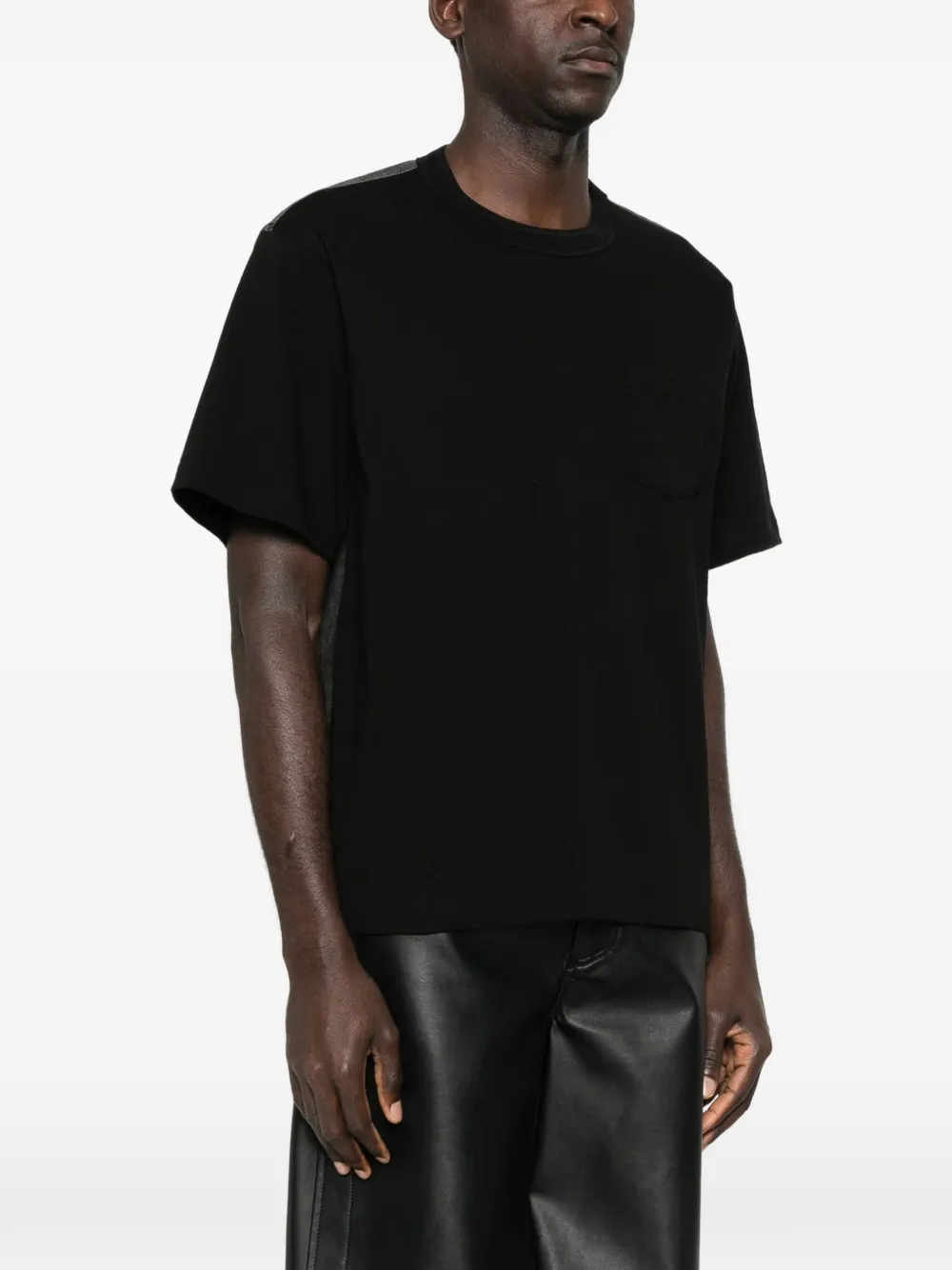Sacai チェストポケット Tシャツ | ブラック | FARFETCH JP
