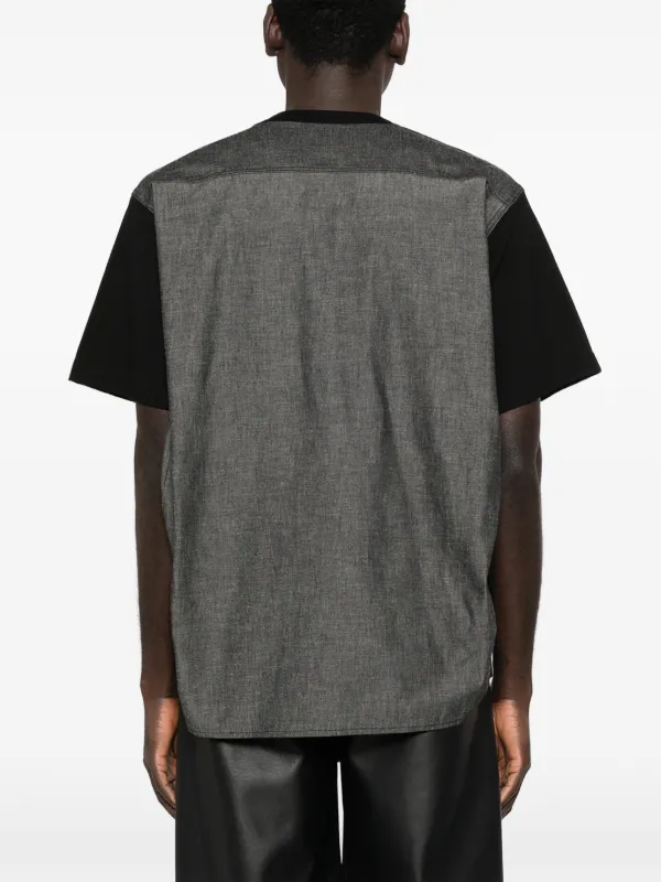 Sacai チェストポケット Tシャツ | ブラック | FARFETCH JP