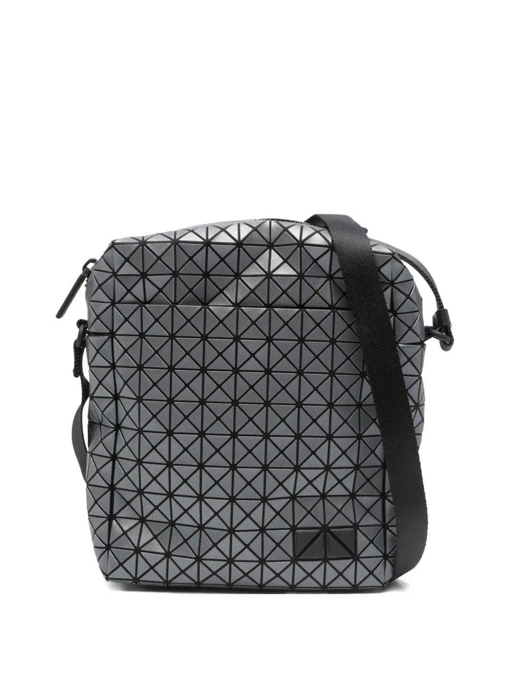 Bao Bao Issey Miyake Borsa messenger con design geometrico - Grigio