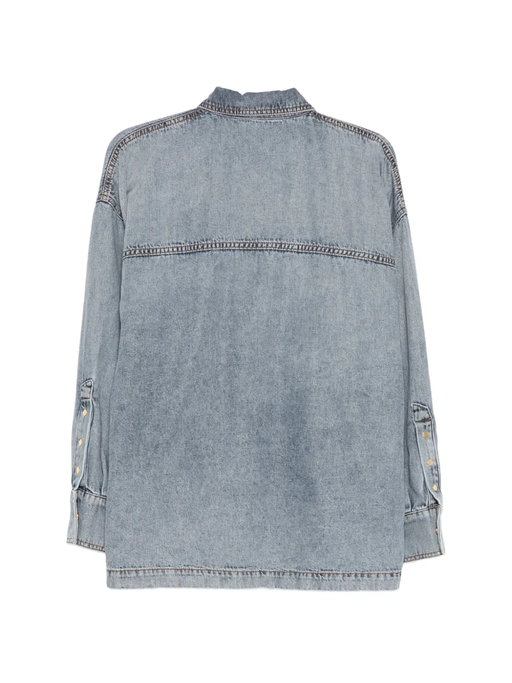  Darkpark Jenny Front-pocket Button-down Shirt - Blue 